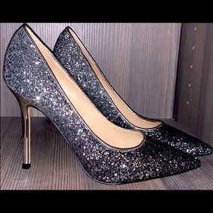 Nine West glitter pumps
